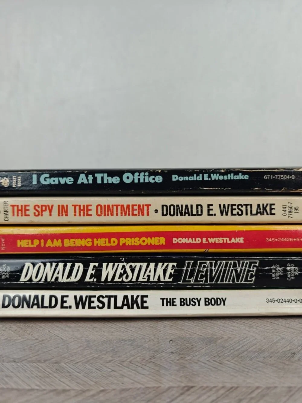 Donald E. Westlake Lot Of 5 Mass Market Paperback Books Vintage Mystery Crime